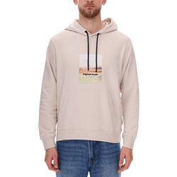 JACK & JONES Esterbro Newton Herren Kapuzen-Pullover Baumwoll-Pullover mit Originals Studio Print 12266801 Beige