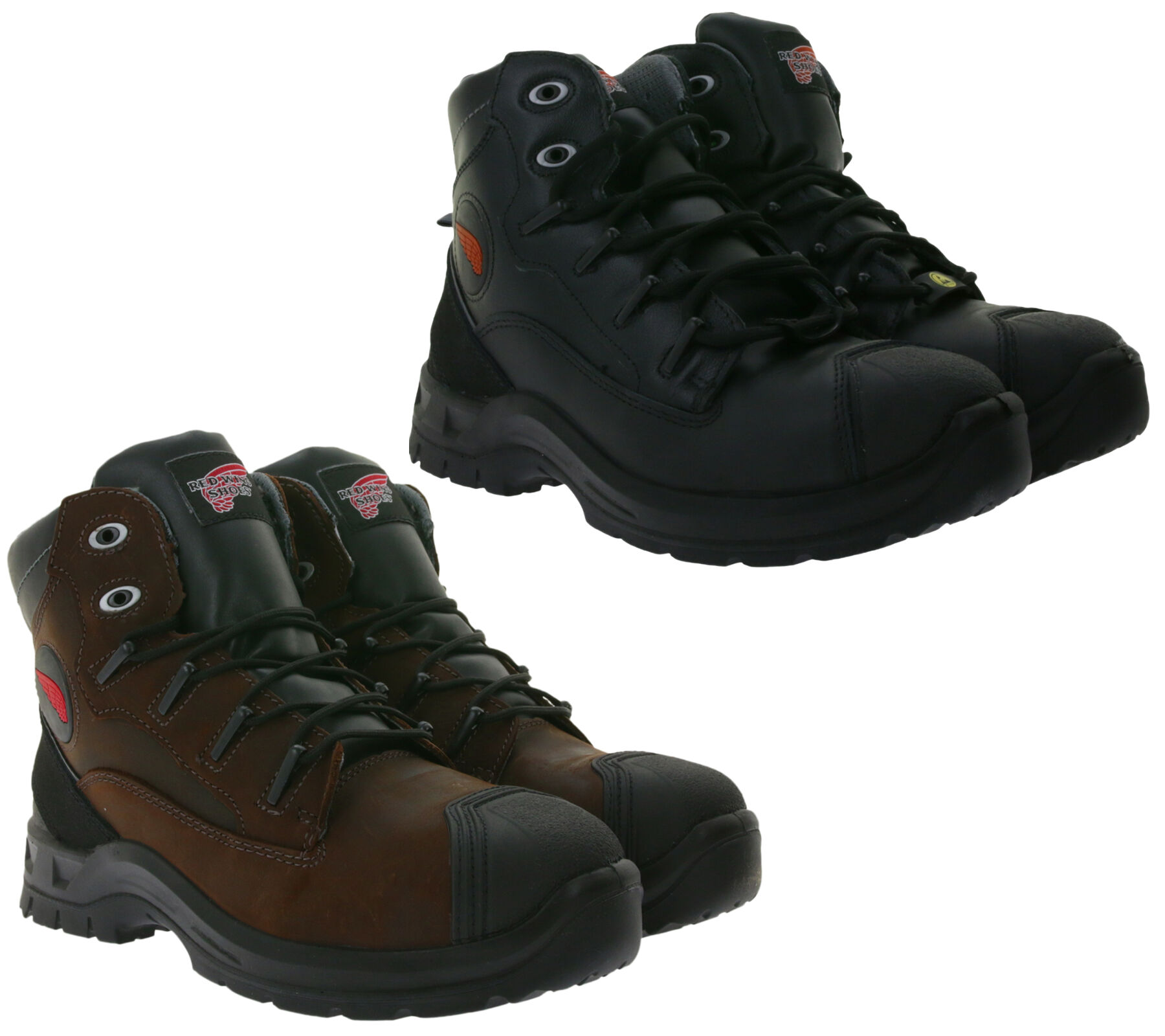 RED WING SHOES SB und S3 Sicherheits-Schuhe mit SwenFlex Pro-Sohle und ForceGuard-System Arbeits-Stiefel mit TredMax-Sohle Factory Second S