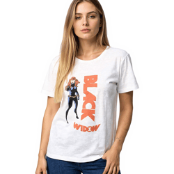 RE:COVERED X MARVEL Damen T-Shirt mit 