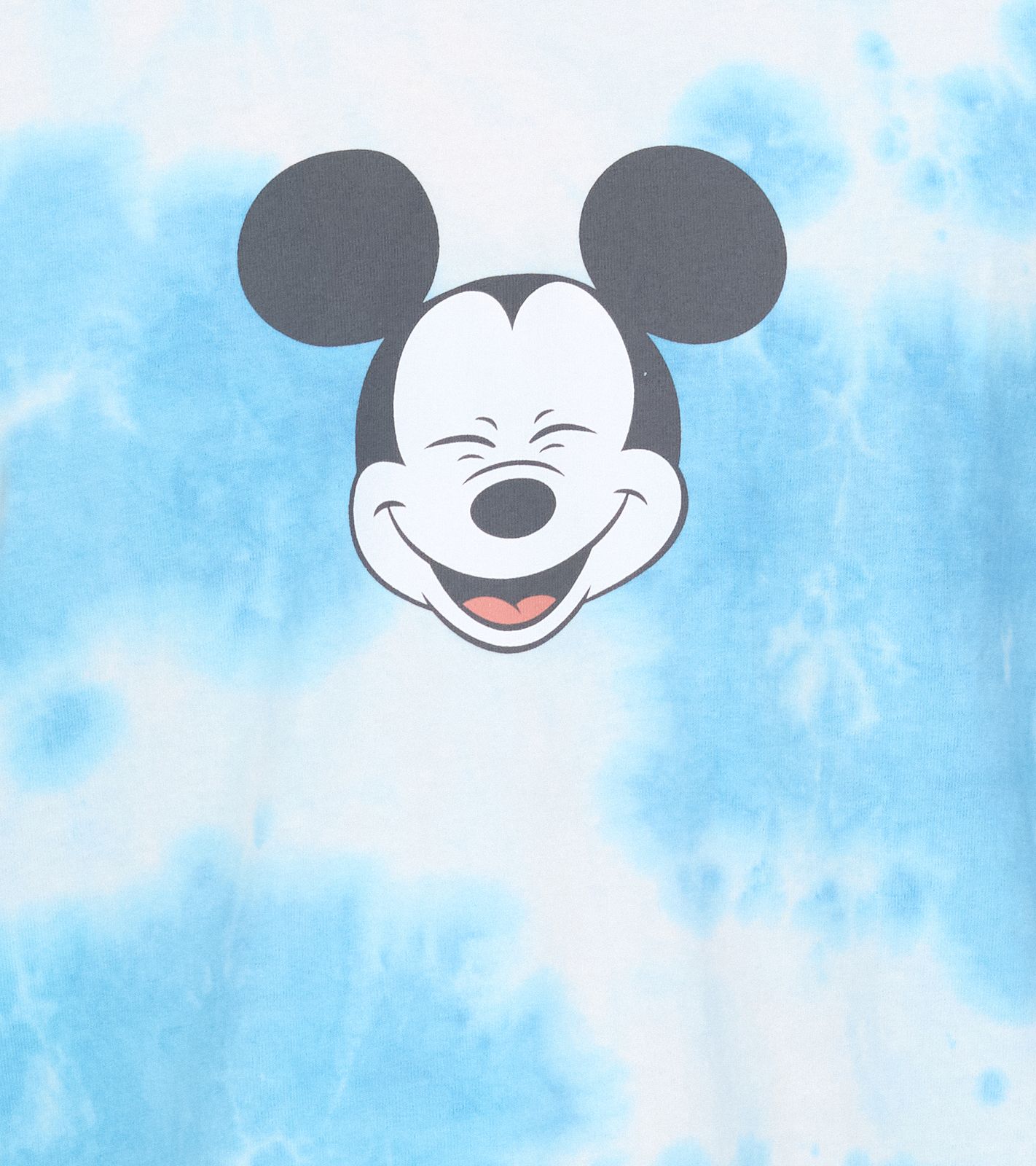 RE:COVERED X Disney Herren T-Shirt mit Mickey Mouse Print Baumwoll-Shirt Rundhals-Shirt MMDIS2787 Blau