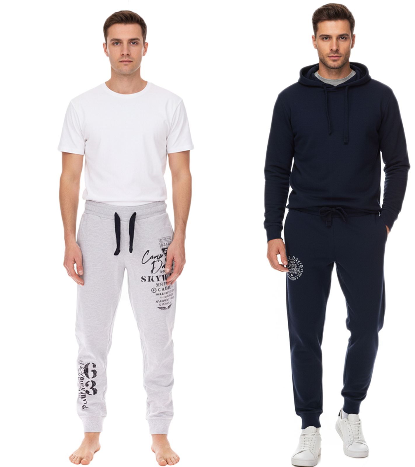CAMP DAVID Jogginghose Herren SALE 428251 Dunkelblau oder Grau