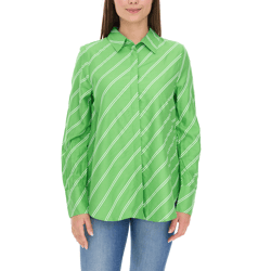  Aniston CASUAL FM Damen Bluse gestreifte Sommer-Bluse Alltags-Bluse 11026408 Grün