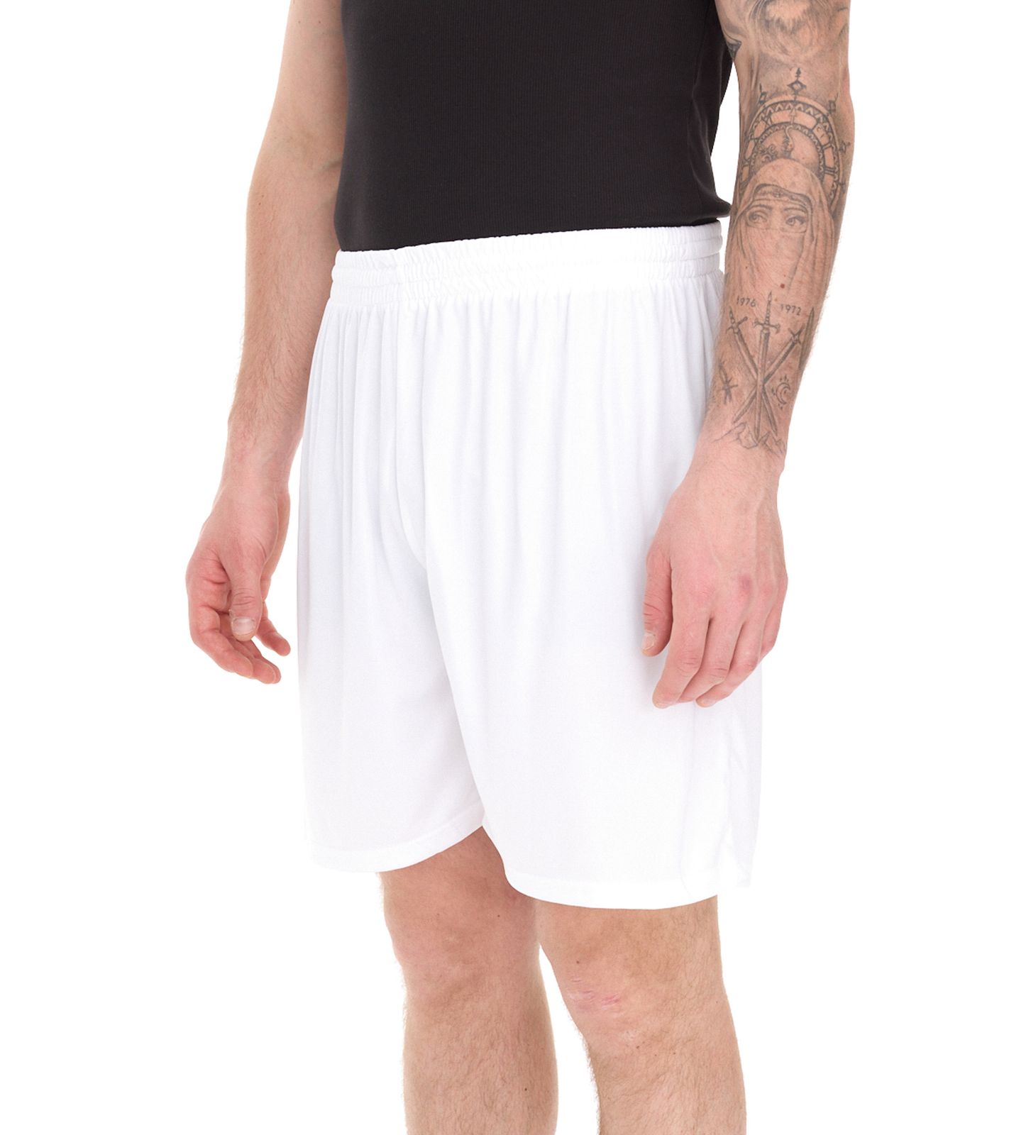 masita Bogota Herren Trainings-Shorts mit Clima Tech-Technologie Sport-Hose mit Innenslip 2101-1000 Wei&szlig;
