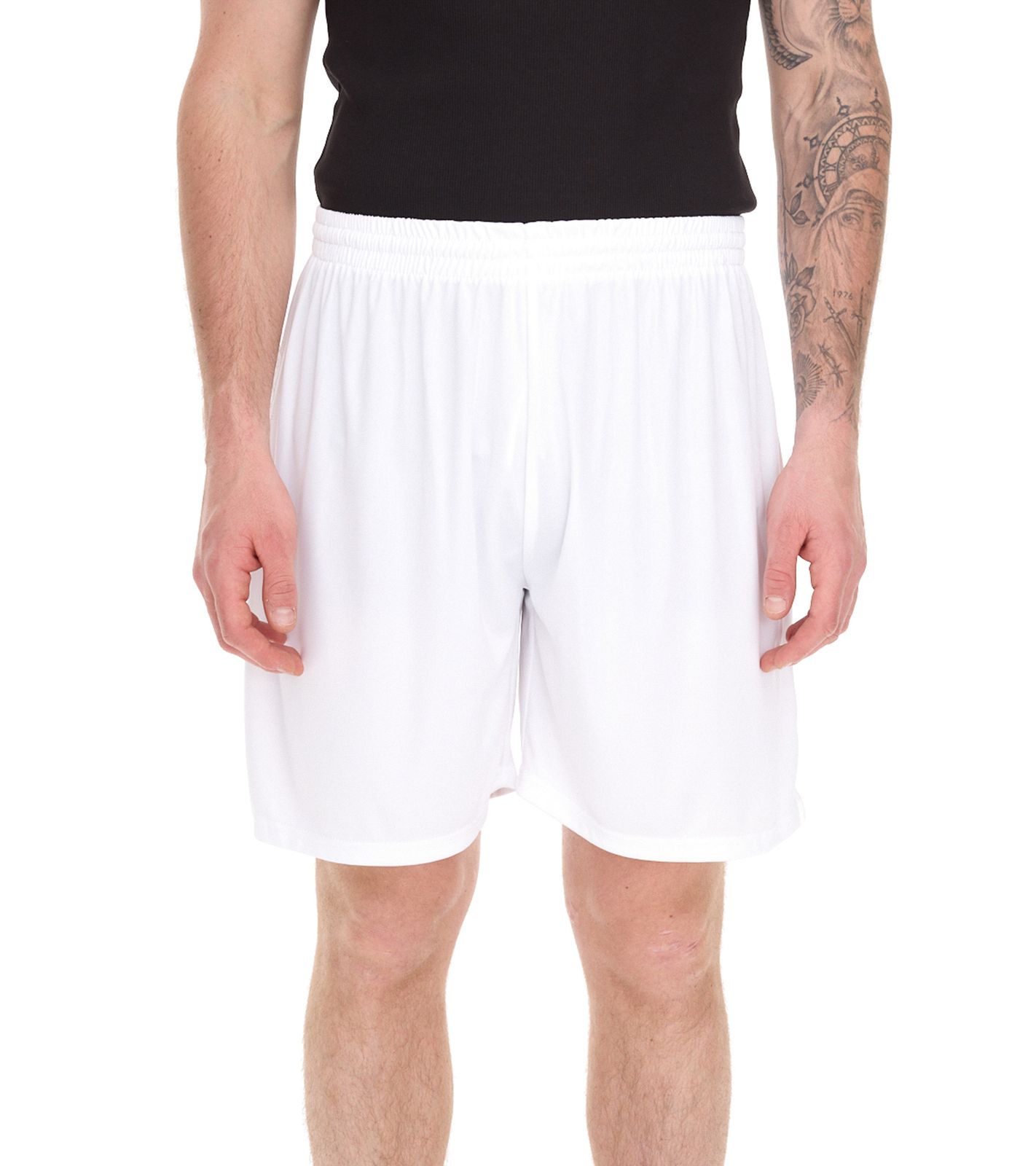 masita Bogota Herren Trainings-Shorts mit Clima Tech-Technologie Sport-Hose mit Innenslip 2101-1000 Wei&szlig;