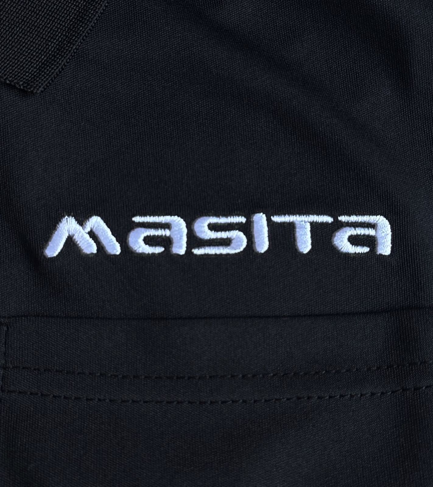 masita Herren Fitness-T-Shirt mit ClimaTech+ Technologie und Reißverschluss Brusttasche Kurzarm-Shirt Polo-Shirt Sport-T-Shirt 2014 1500 S