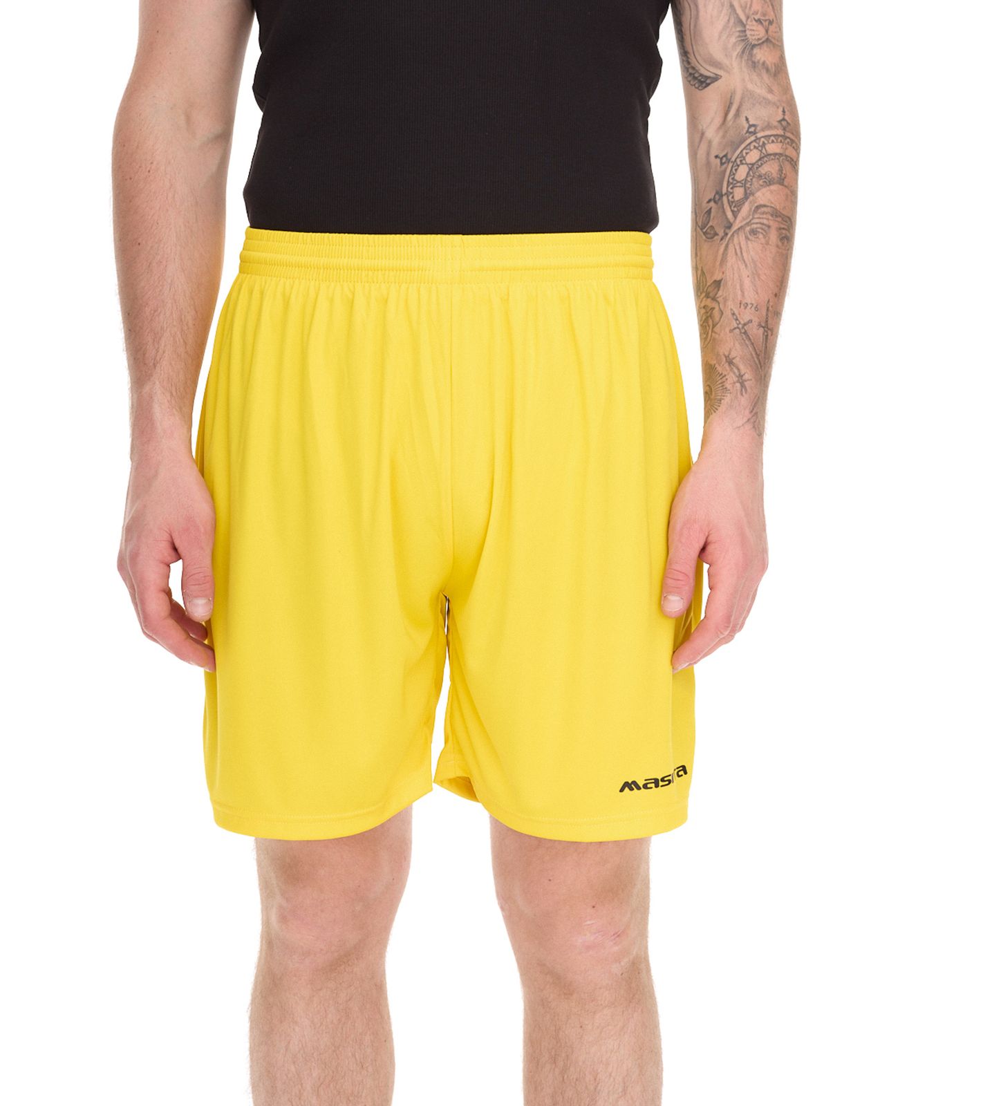 masita Rio Herren Trainings-Shorts mit Clima Tech-Technologie Sport-Hose mit Innenslip 2401S-3000 Gelb