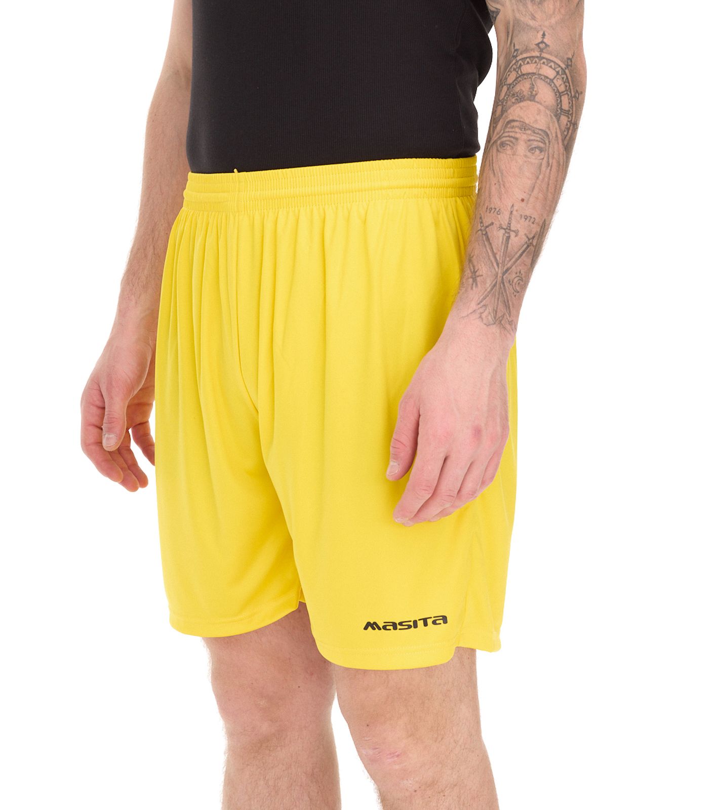 masita Rio Herren Trainings-Shorts mit Clima Tech-Technologie Sport-Hose mit Innenslip 2401S-3000 Gelb