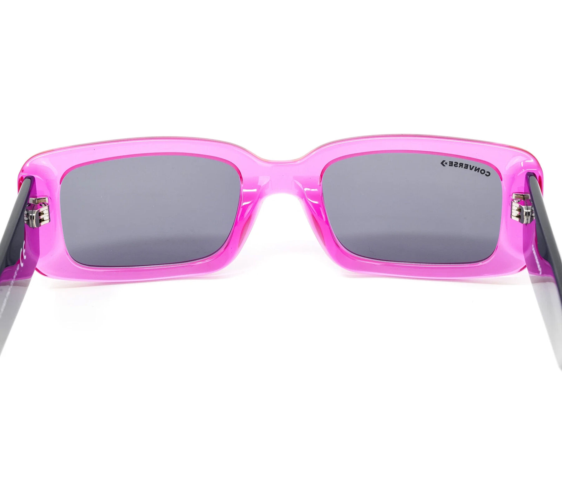 Converse Damen & Herren Sonnenbrille mit UV400-Schutz mit Lichtdurchl&auml;ssigkeit S2 Urlaubs-Brille SCO228 0ATE Schwarz/Pink