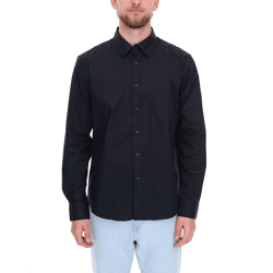 ELEVATE Hamell Langarm-Hemd schlichtes Herren Business-Hemd Popelin 118 g/m2 3816899 Schwarz