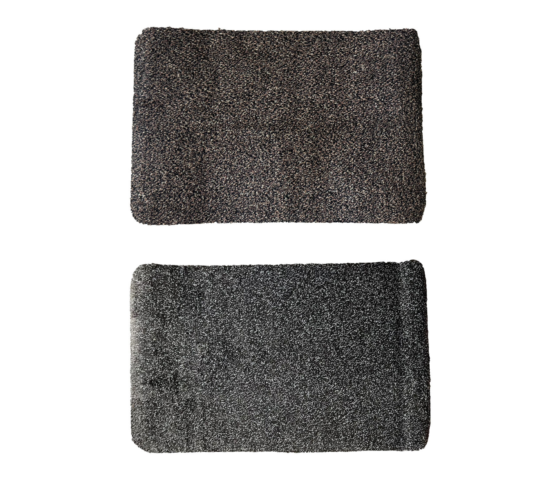 multimat Saugaktivmatte Fu&szlig;-Matte weiche T&uuml;r-Matte mit rutschfester R&uuml;ckseite 40x60cm Grau oder Braun