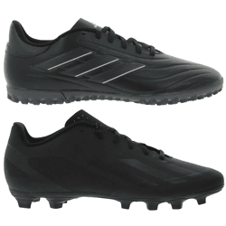adidas Herren Fußballschuhe Copa Pure 2 Club TF IE7525 oder X Crazyfast.4 FxG GY7433 für Kunstrasen, Hart- und Aschenplätze in Schwarz
