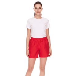 Outfitter OCEAN FABRICS Trainings-Shorts für Damen nachhaltige Sport-Hose Tahi Match OUT-W-1032-OTW Rot