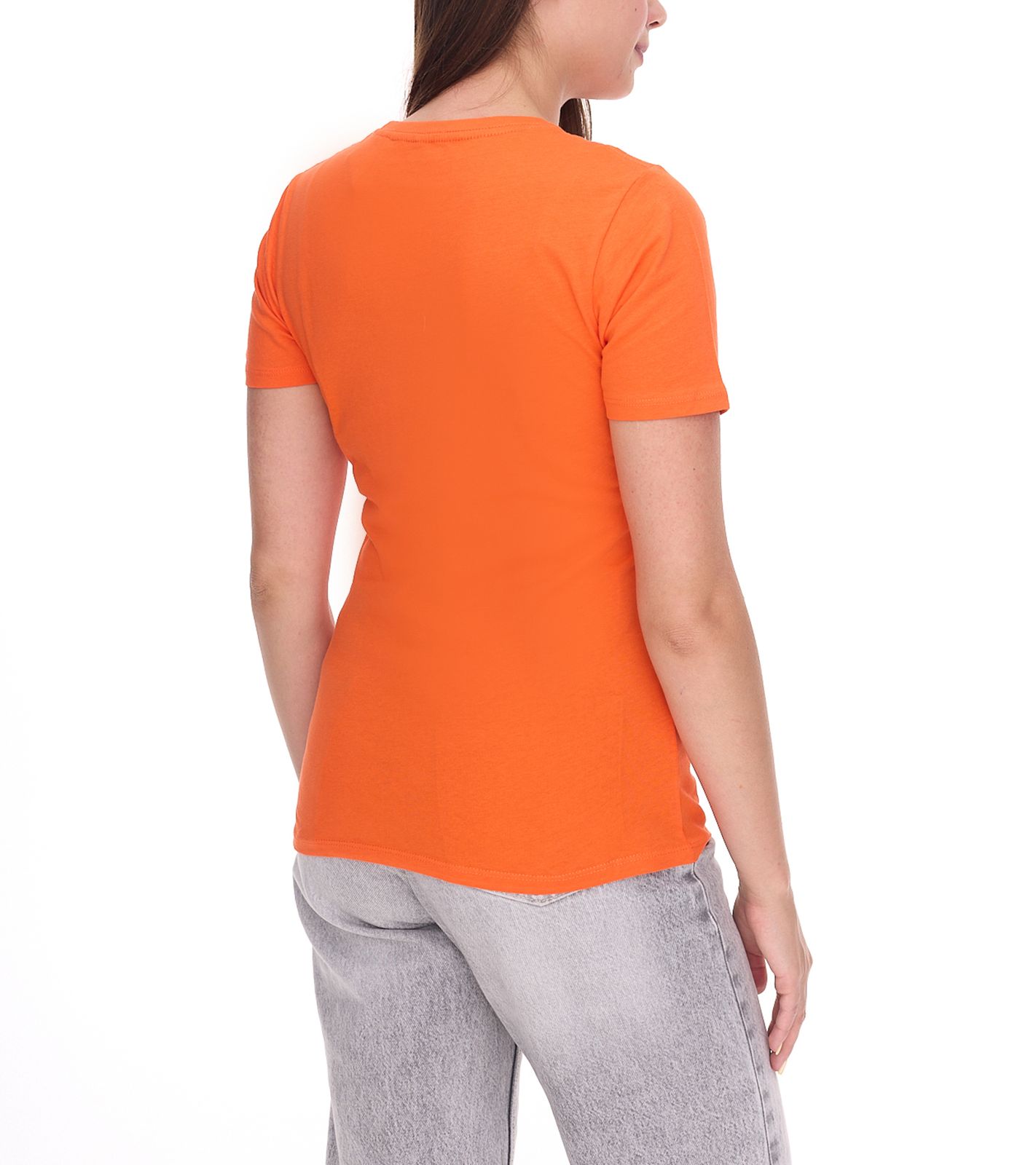ELEVATE Heros Damen T-Shirt schlichtes Baumwoll-Shirt 150 g/m2 Basic-Shirt Unterzieh-Shirt 3802933 Orange