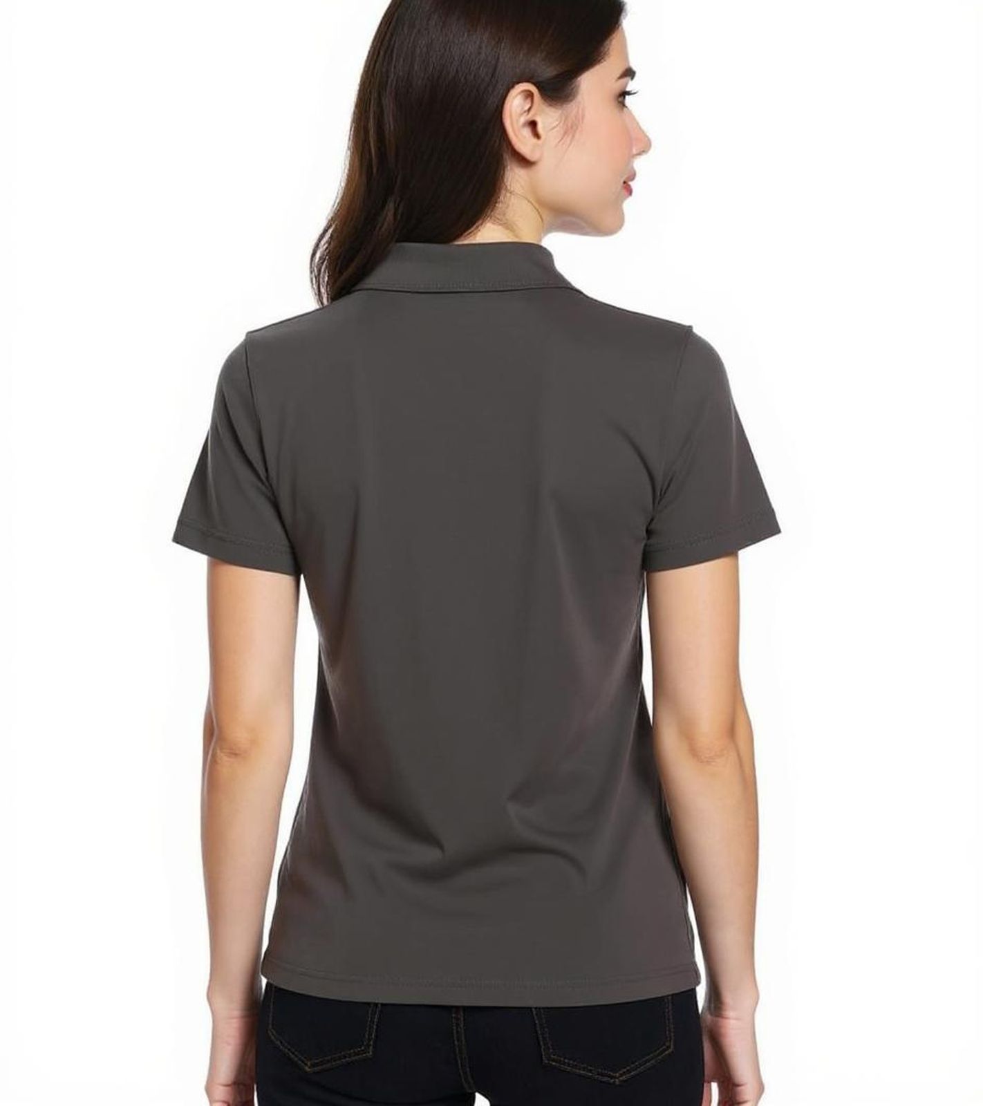 ELEVATE Helios Damen Polo-Shirt Baumwolle Polo-Hemd Pique-Strick 180 g/m&sup2; 3810789 Dunkelgrau