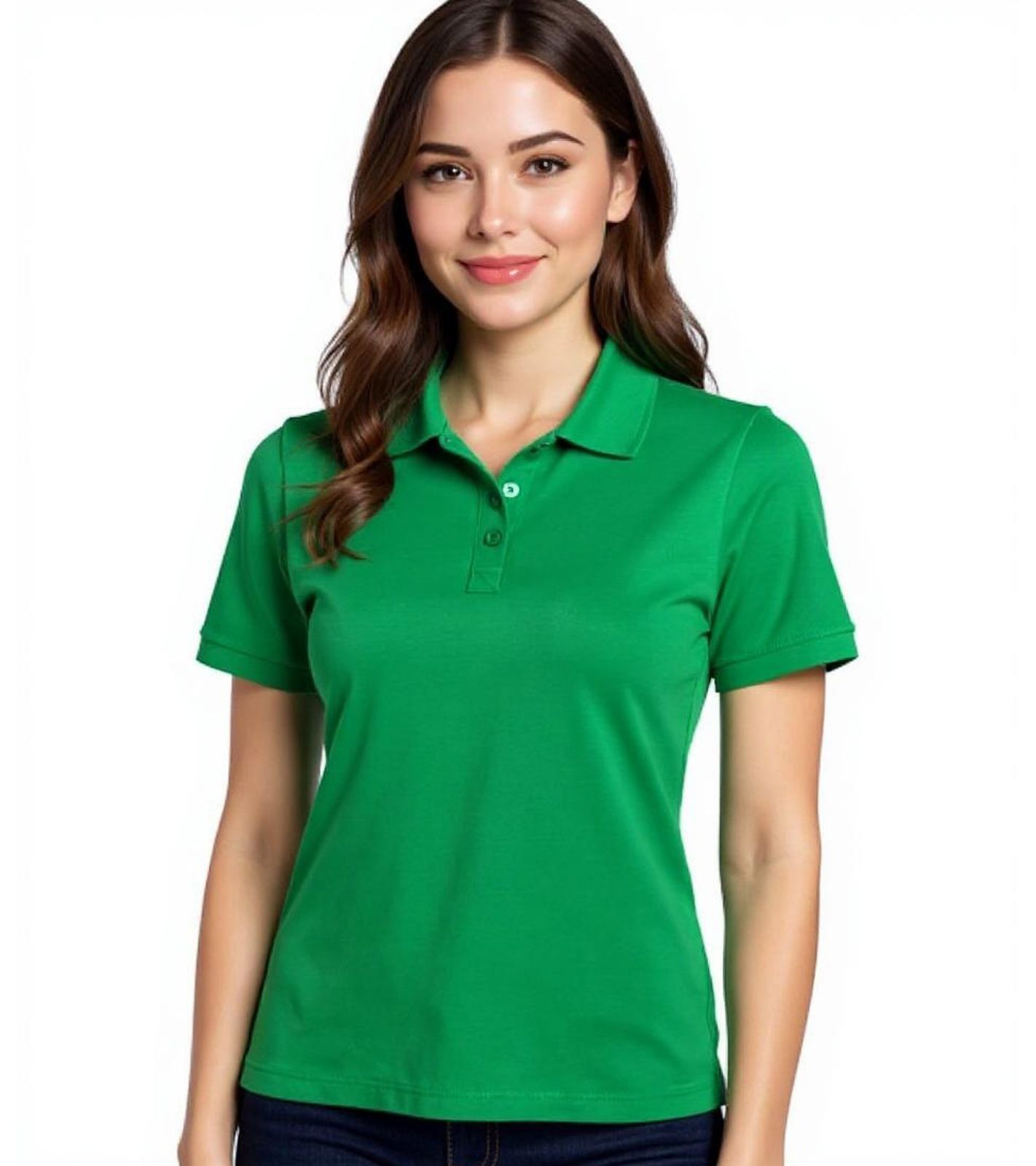 ELEVATE Helios Damen Polo-Shirt Baumwolle Polo-Hemd Pique-Strick 180 g/m&sup2; 3810769 Gr&uuml;n