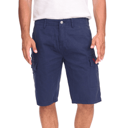 U.S. POLO ASSN. Herren Freizeit-Cargo Shorts leichte Freizeit-Short mit U.S. Polo Stickerei kurze Hose 143 68147 52661 171 Dunkelblau/Rot