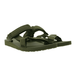 TEVA Original Universal Herren und Damen Trekking-Sandale nachhaltige Sommer-Sandale mit EVA-Zwischensohle Outdoor-Sandale 1124047 Olivgrün