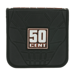 50 Cent CD-Hülle von dem bekannten Sänger für 24 CD´s Schwarz/Weiß
