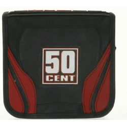 50 Cent CD-Hülle von dem bekannten Sänger für 24 CD´s Schwarz/Rot