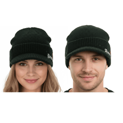 RAMONES Unisex Beanie mit Ramones-Logo und NY Punk Rock Schriftzug Schirm-Beanie Freizeit-Mütze Schwarz/Rosa/Weiß