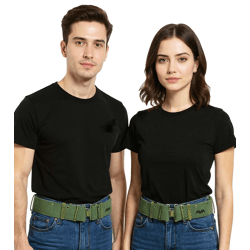 ANGELS & AIRWAVES Fabric Belt from the Rock Band for Women and Men, One Size Fits All (109 cm), Military-Style Casual Belt BT107924A