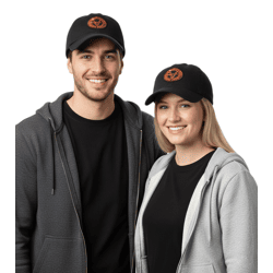 Vandals Unisex Punkrock-Band Trucker-Cap Baseball-Cap mit Logo-Stickerei Baumwoll-Cap Fan-Mütze 9053VAN Schwarz