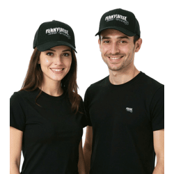 Pennywise Unisex Punkrock-Band Trucker-Cap mit Logo-Stickerei Baseball-Cap Fan-Artikel TC103001PEN Schwarz