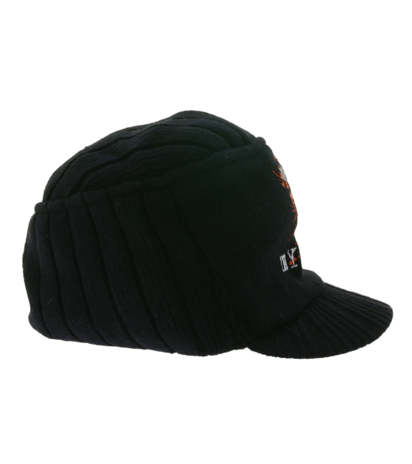 Unisex Schirm-M&uuml;tze mit "My Chemical Romance" Schriftzug Schirm-Beanie Freizeit-M&uuml;tze KC1012411MCR Schwarz/Rot