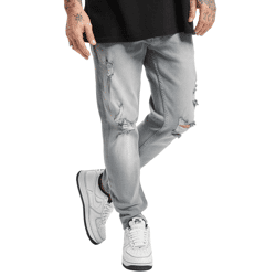 2Y Premium Emil Carrot Slim Fit Jeans grau