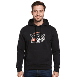 European League Of Football – ELF Helvetic Guards 1 Herren Kapuzenpullover Baumwoll-Sweater Schwarz