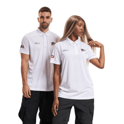 European League Of Football Helvetic Guards On-Field Poloshirt weiß