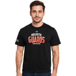 European League Of Football Helvetic Guards 1 T-Shirt schwarz