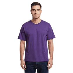 European League Of Football Blanko T-Shirts Tillandsia lila