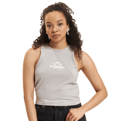 Low Lights Studios Superstar Crop Top hellgrau hellgrau