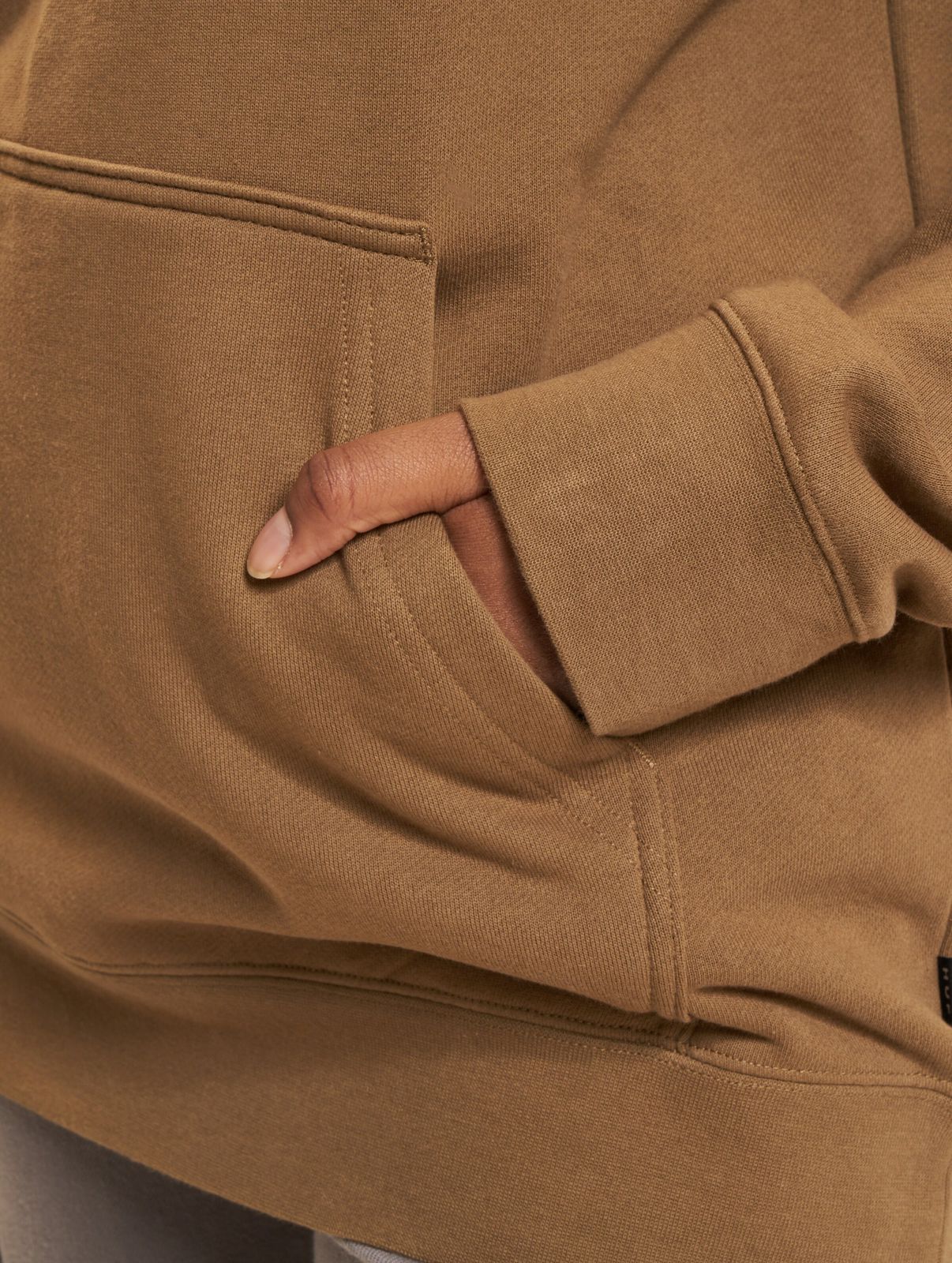 HUF Transport Hoodie schlamm