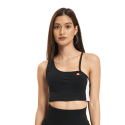 ellesse Playsol Crop Top schwarz