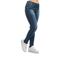 fornarina Happy Slim Fit Jeans blau