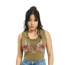 Sixth June Roses Body khaki