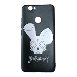 WHO SHOT YA? Bunny Logo Huawei Handyhülle schwarz NOVA