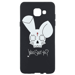 WHO SHOT YA? Bunny Logo Samsung Handyhülle schwarz A5 2016/A510