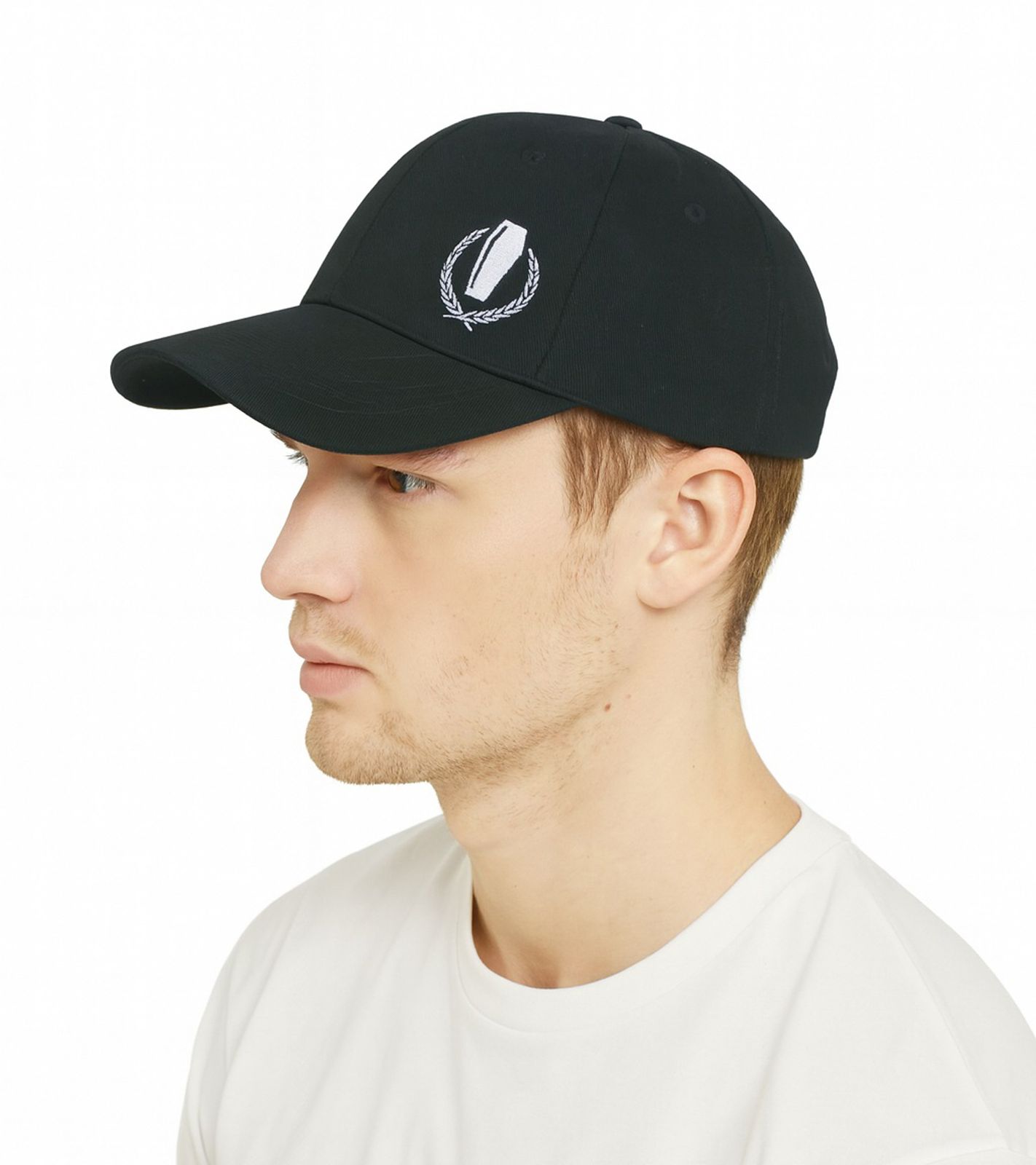 My Chemical Romance Unisex Cap Baumwoll-Cap Baseball-Cap mit gebogenem Schirm TC104147MCR Schwarz