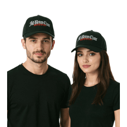 FULL BLOWN CHAOS Hardcore Metalcore-Band Baumwoll-Cap mit Logo-Stickerei Damen und Herren TC103038FBC Schwarz