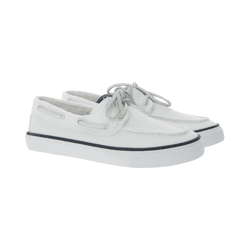 SPERRY Bahama 2.0 Canvas Boots-Schuhe nachhaltige Damen Freizeit-Schuhe mit Memory-Schaum Sohle STS88709 Weiß