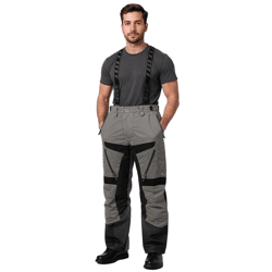 SCOTT Pant Pant RCX-I Dryo Herren Moto-Cross Latz-Hose Motorsport-Kleidung isolierte Überhose 278415 1001 Schwarz/Grau