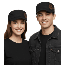 Evanescence Unisex Baumwoll-Cap im millitärischen Schnitt mit leicht gebogenen Schnitt Schwarz