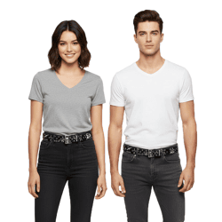 Motörhead Gürtel für Damen oder Herren Einheitsgröße 100cm mit Logo-Schriftzug Freizeit-Gürtel BT104890MTR Schwarz/Grau