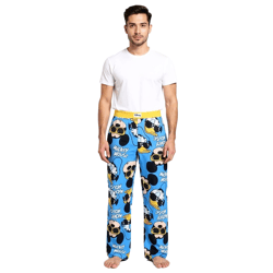 RE:COVERED X Disney Mickey Mouse and Donald Duck Loungepants Herren Schlafanzug-Hose Stylische und bequeme Baumwoll Pyjama-Hose RCDIF2105 B