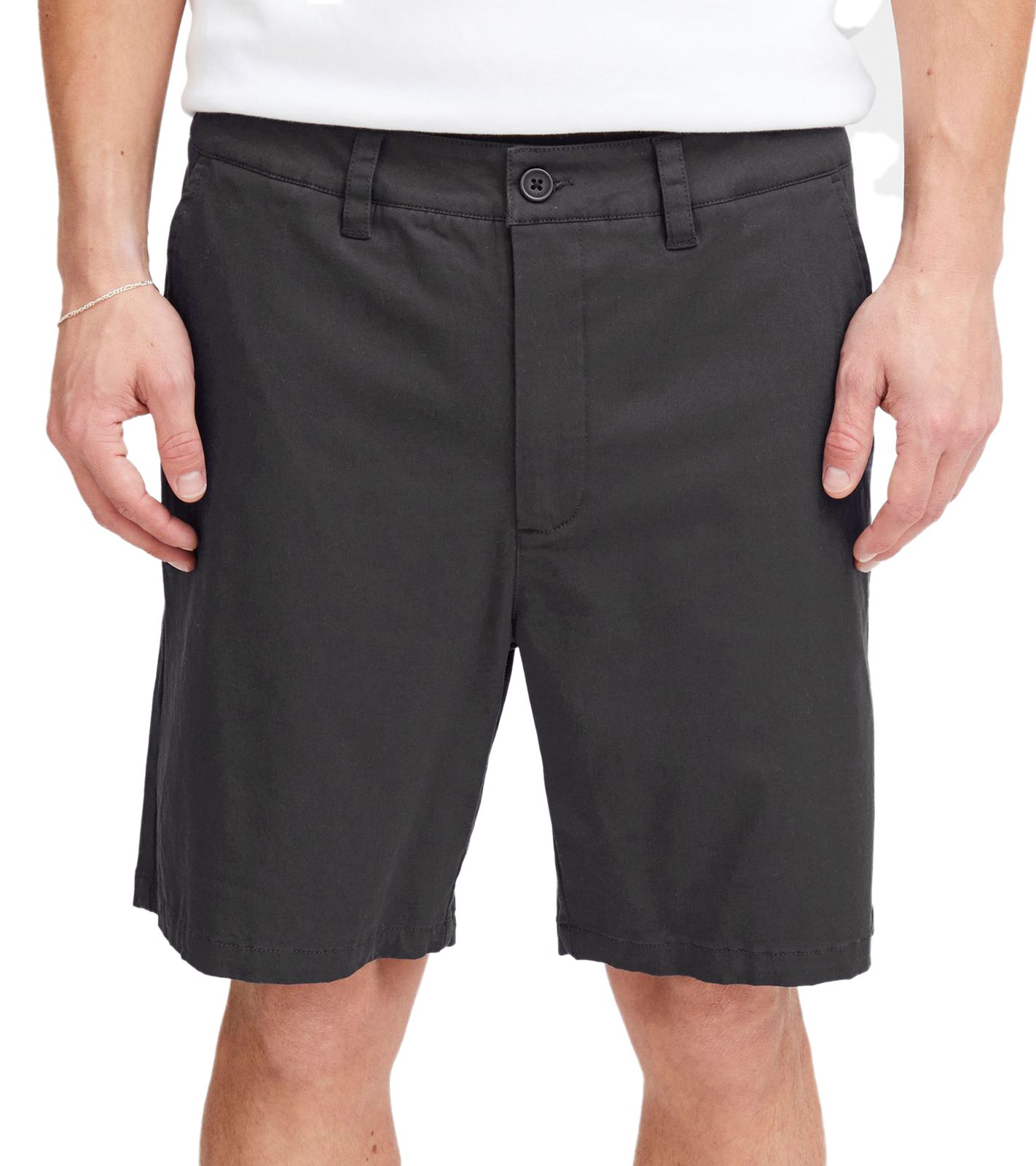 !SOLID Joe Herren Freizeit-Bermuda Chino-Hose Baumwoll-Shorts kurze Hose 21108170 194008 Schwarz