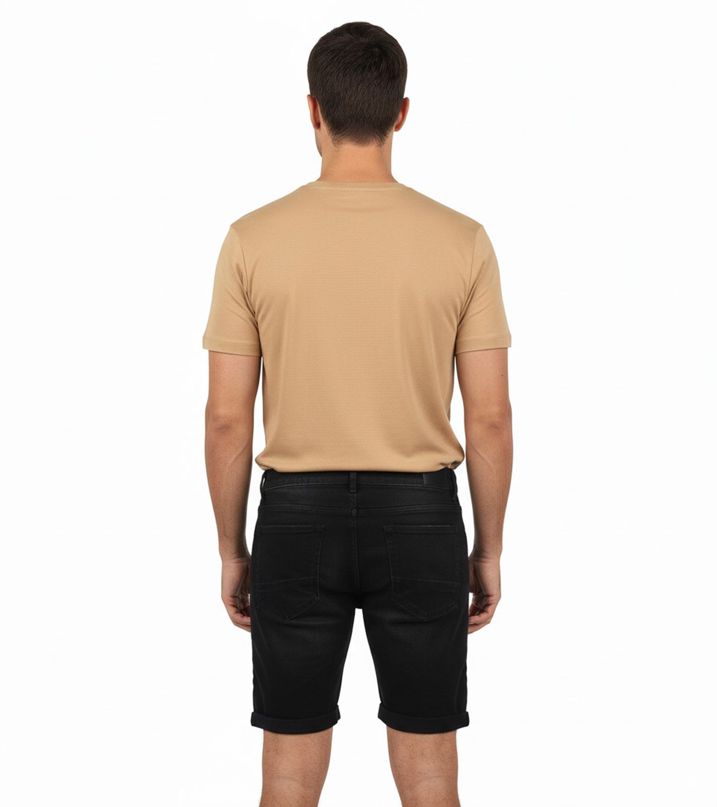 !SOLID Herren Freizeit-Bermuda Denim-Hose Baumwoll-Shorts kurze Hose 21104062 797002 Schwarz