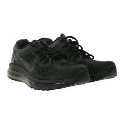NIKE Air Max 2013 Kinder Sneaker Mädchen und Jungen Turnschuhe mit Air-Dämpfung 555426-010 Schwarz